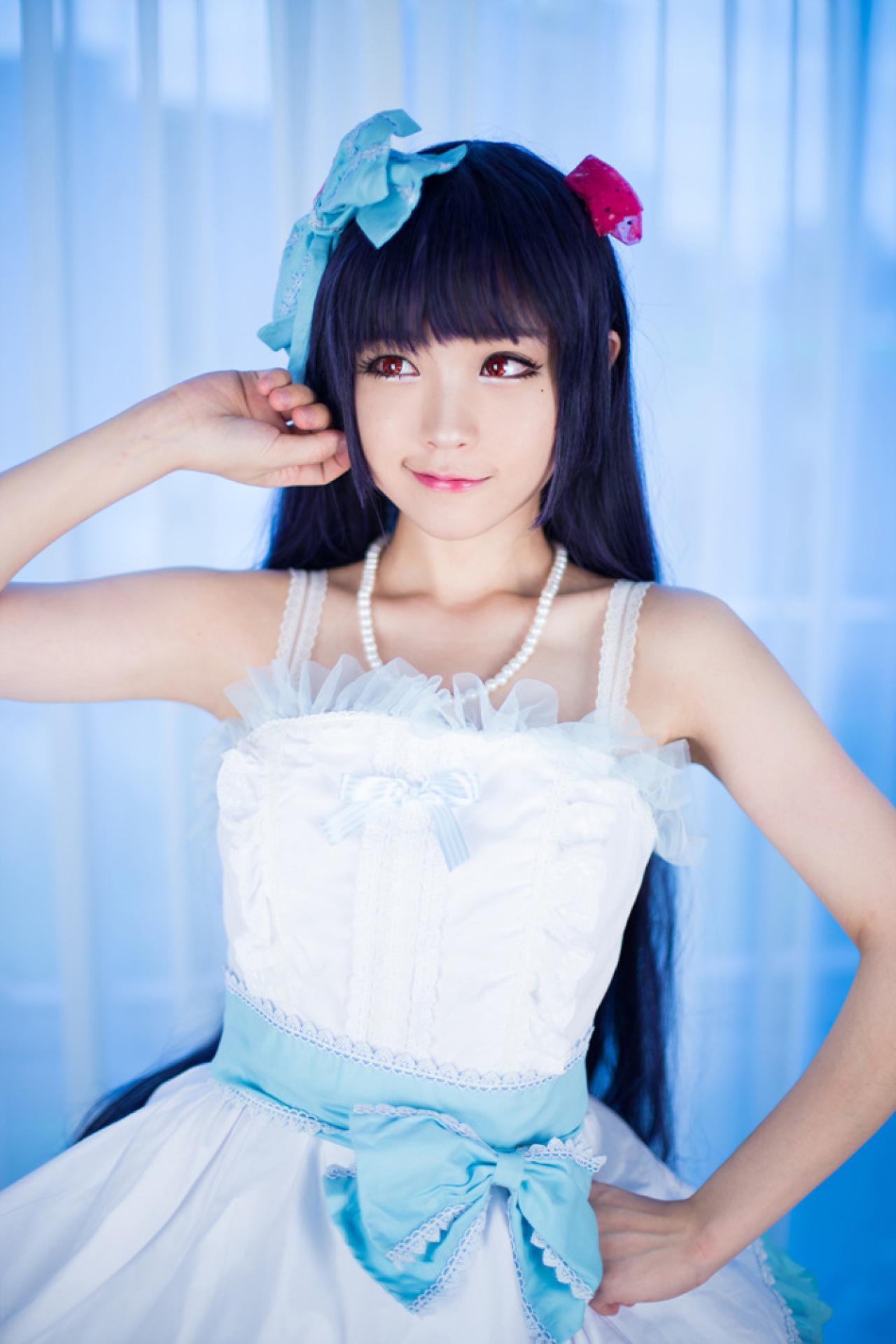 兔娘扮演五更琉璃的正面照