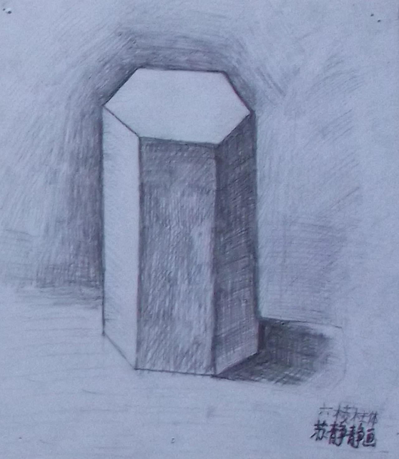 刘棱柱体 苏静静画