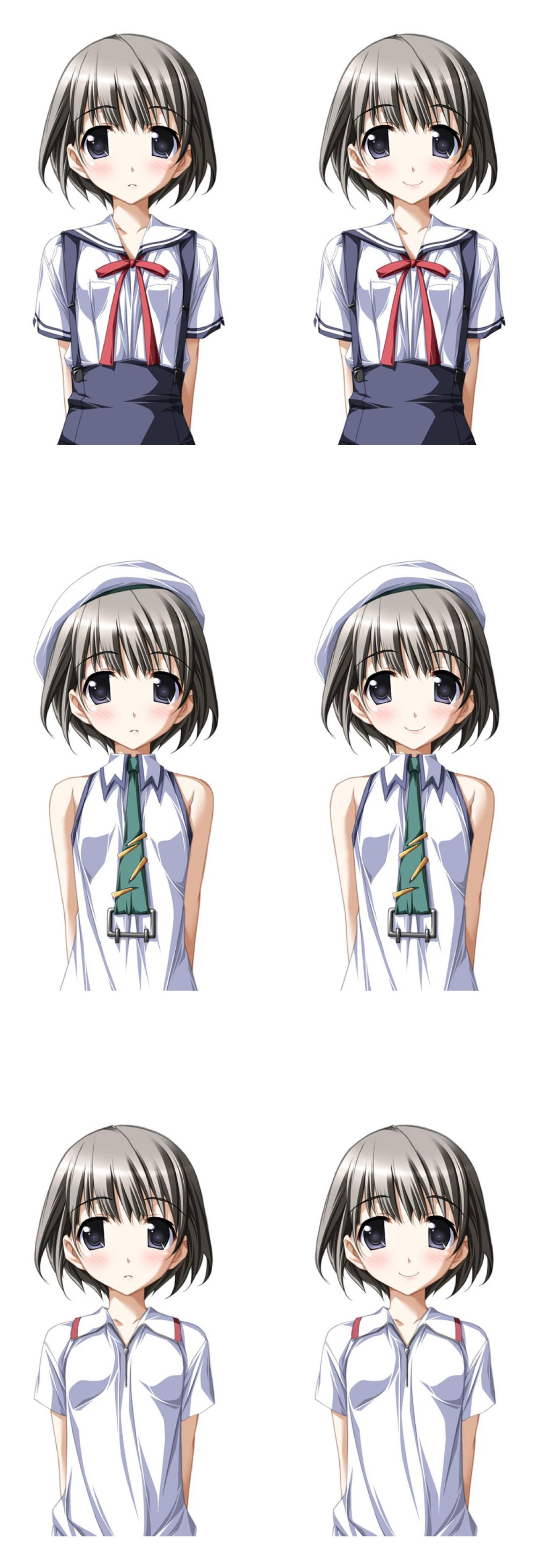 明天的七海和你相逢あさひ水手服及运动服人物立绘 预览图