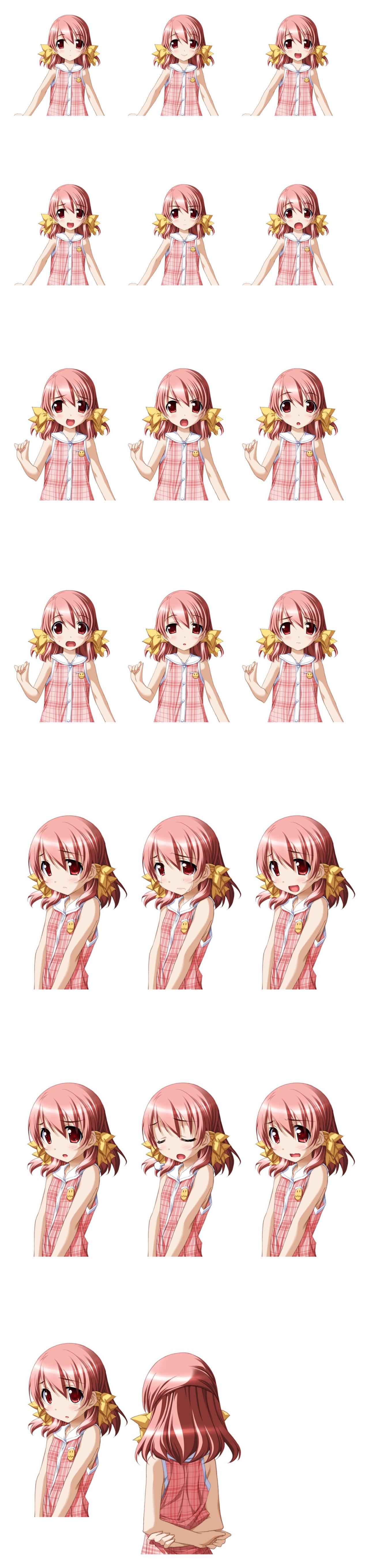 《明日的七海和你相逢》中妹妹角色あすか的喜怒哀乐人物立绘共21张拼图