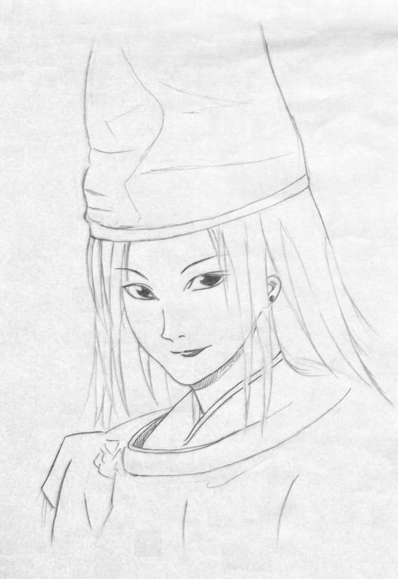 第三步,详细刻画头像的形态特征