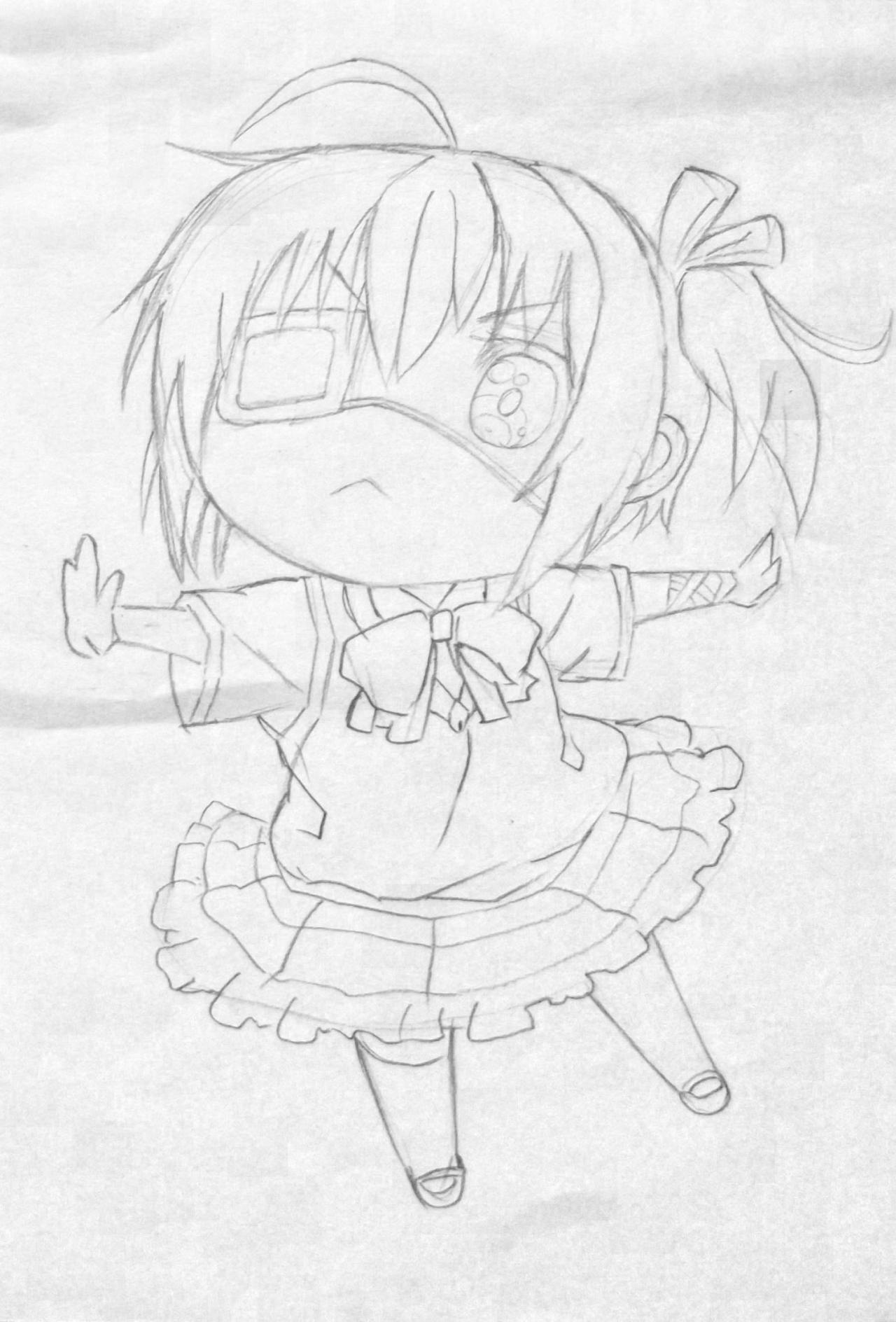 第二步，画出各部分结构特征