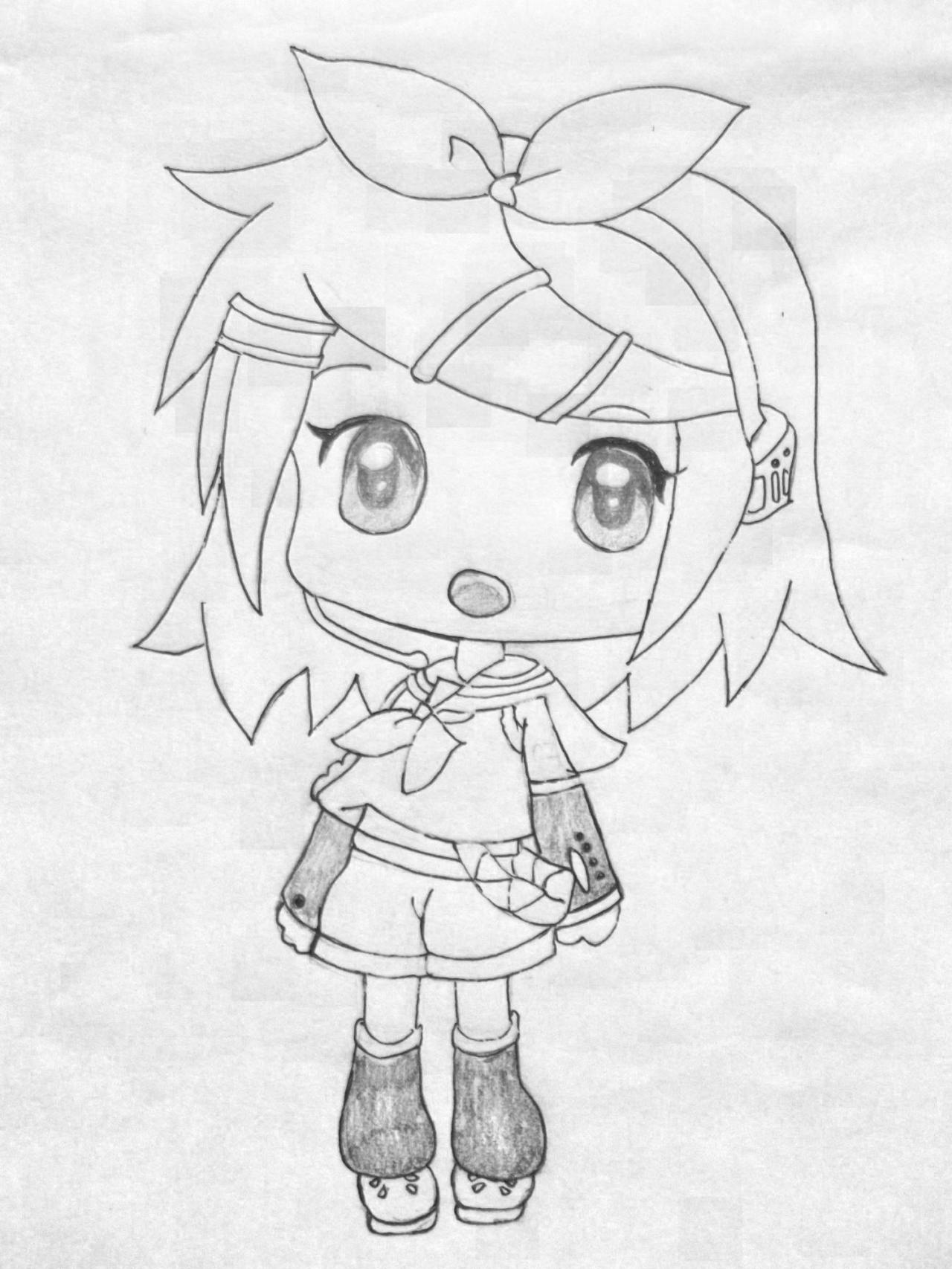 第四步，勾墨线稿