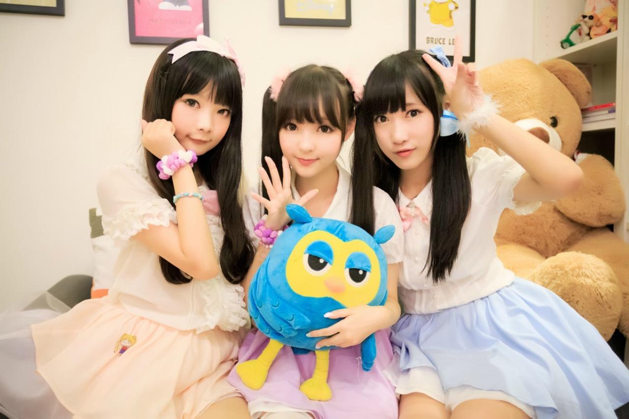 十四娘、岚咧和露露正面照完整