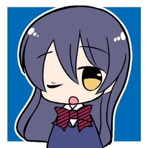 园田海未眨眼卖萌头像