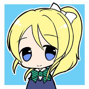 绚濑绘里大眼睛卖萌头像