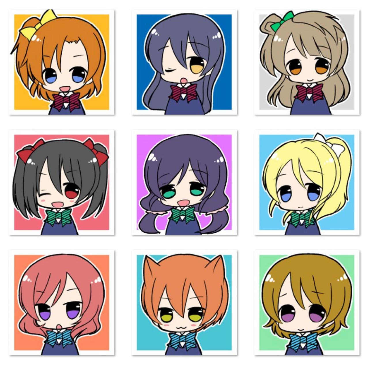 LoveLive!成田るみ绘制原版头像 预览图