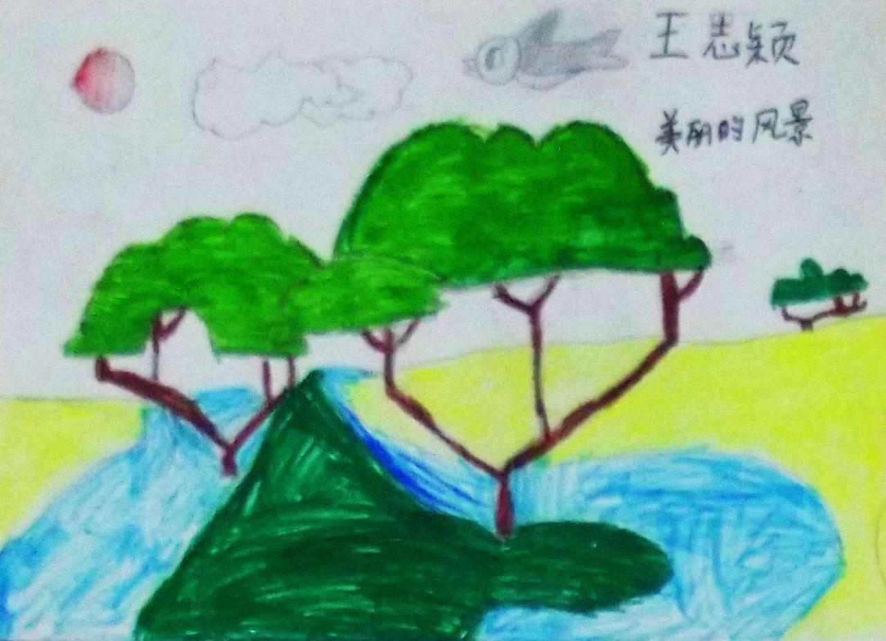 美丽的风景 王志颖画