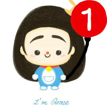 Grace姐姐和多拉A梦合体强迫症头像