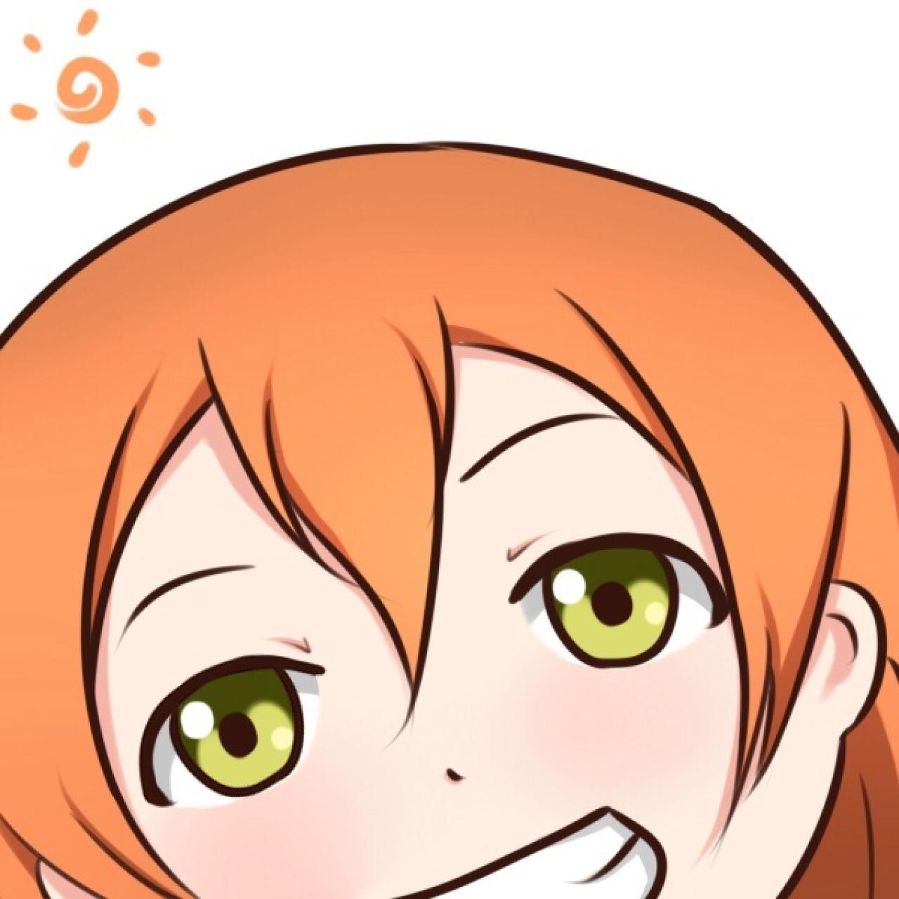 星空凛（凛喵）半边脸头像