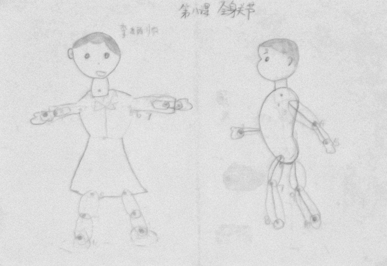 全身关节 李柄帅画