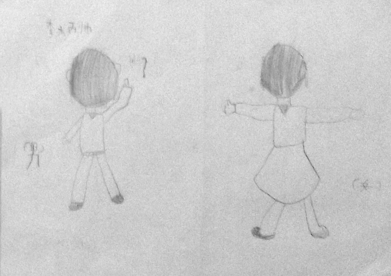 人物背面像 李柄帅画