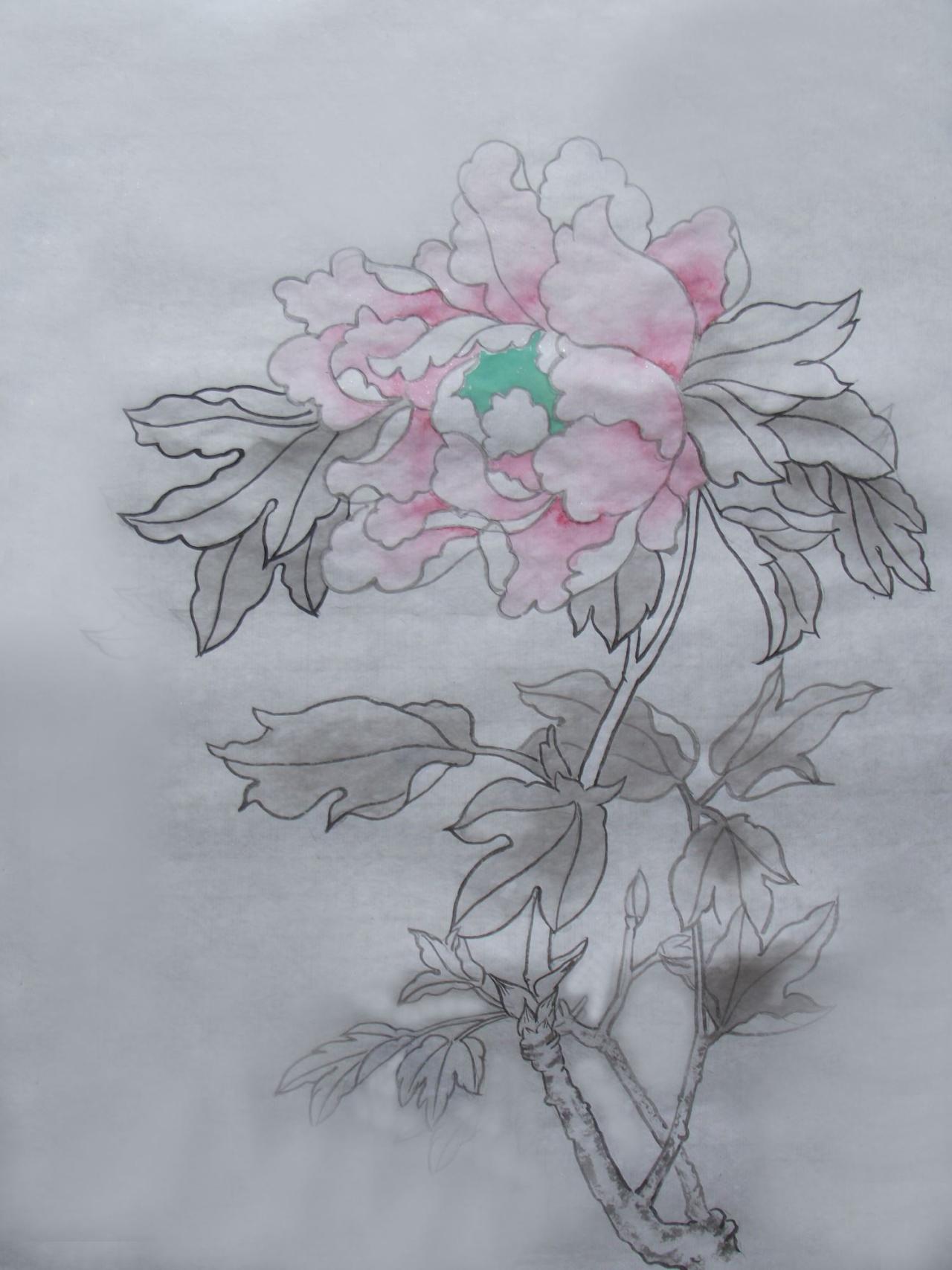 第二步，罩墨罩色