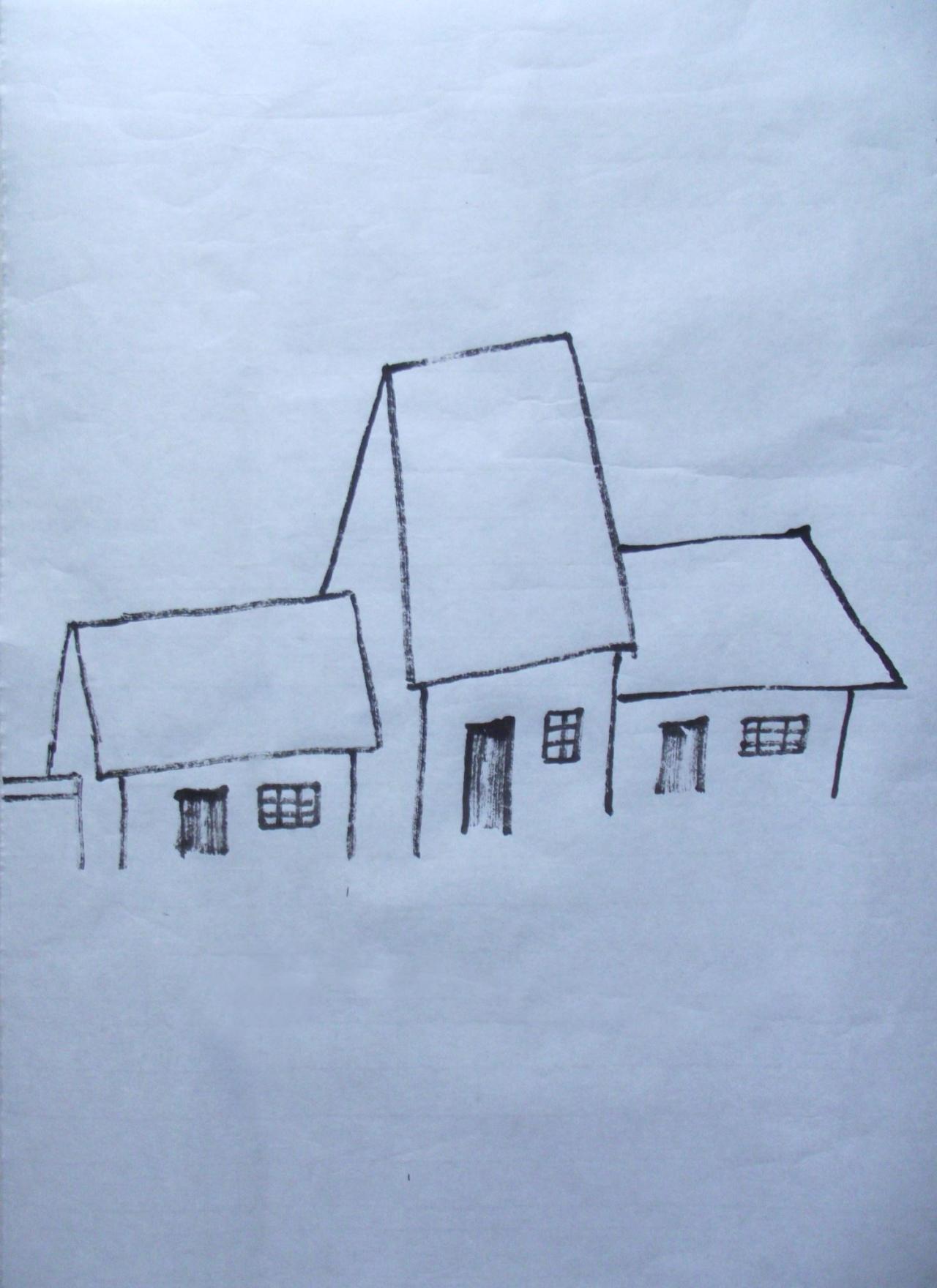 第一步,画房子结构