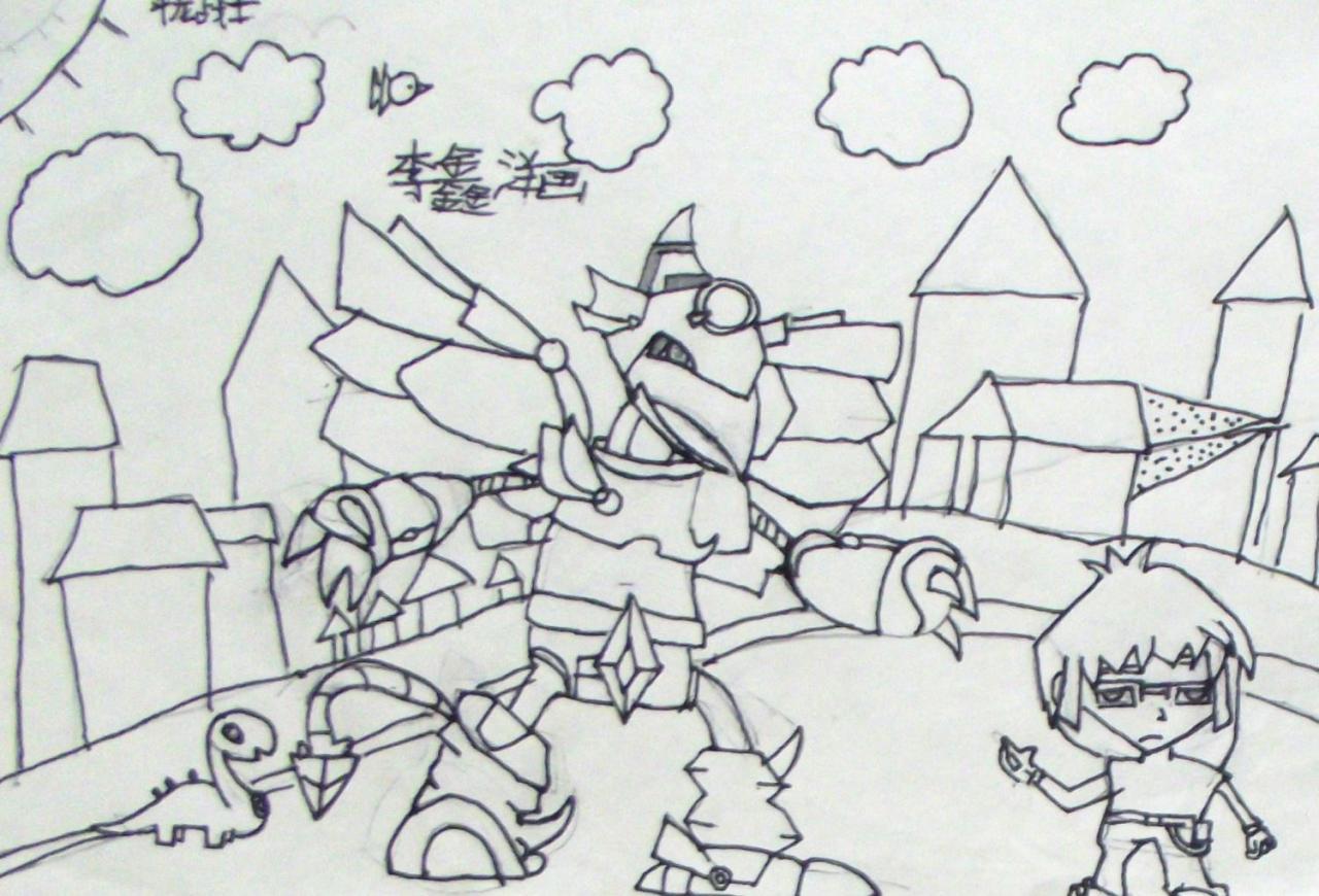 斗龙战士 李鑫洋画