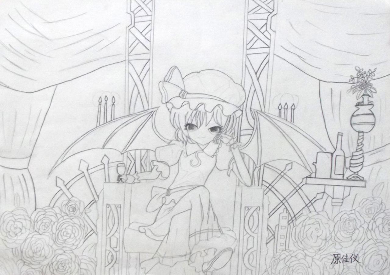 东方Project 蕾米莉亚·斯卡雷特 原佳仪画