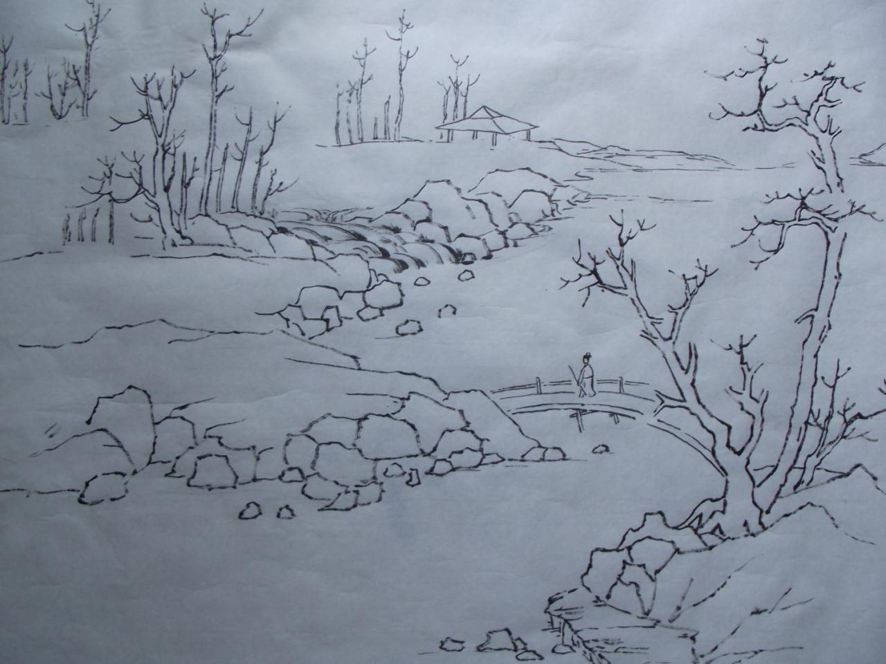 第一步，勾轮廓线