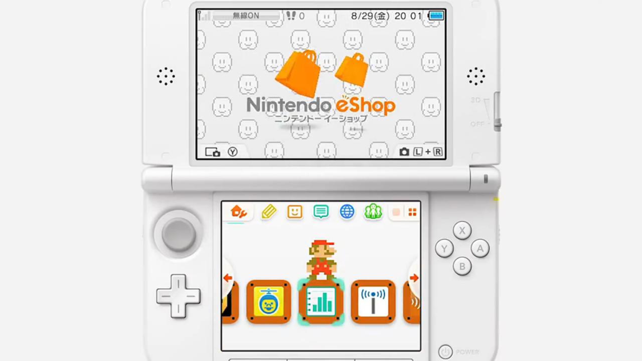 新任天堂3DS超级玛丽主题菜单，声茂并全