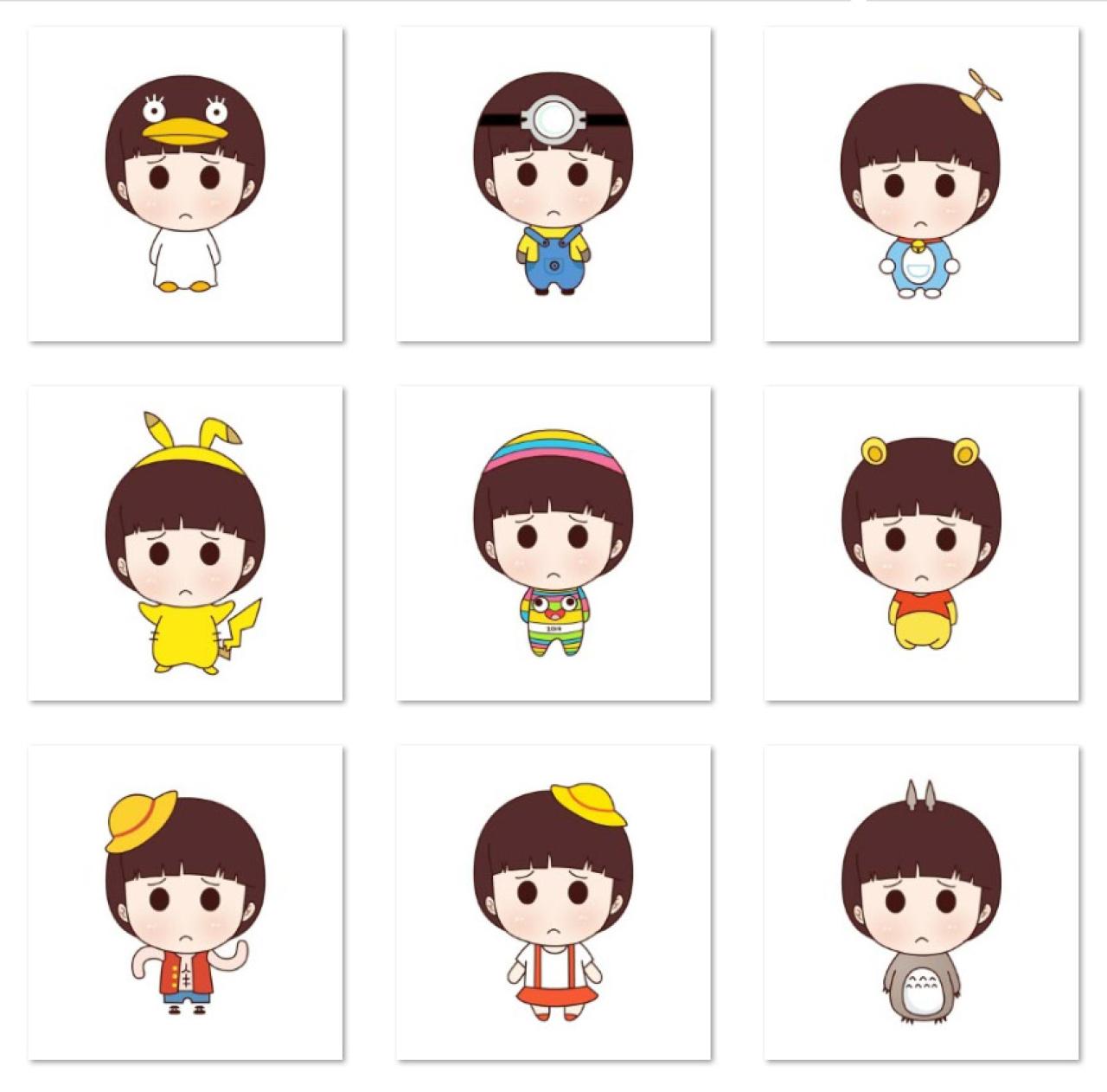 晚晚睡先生动漫呆萌头像 预览图