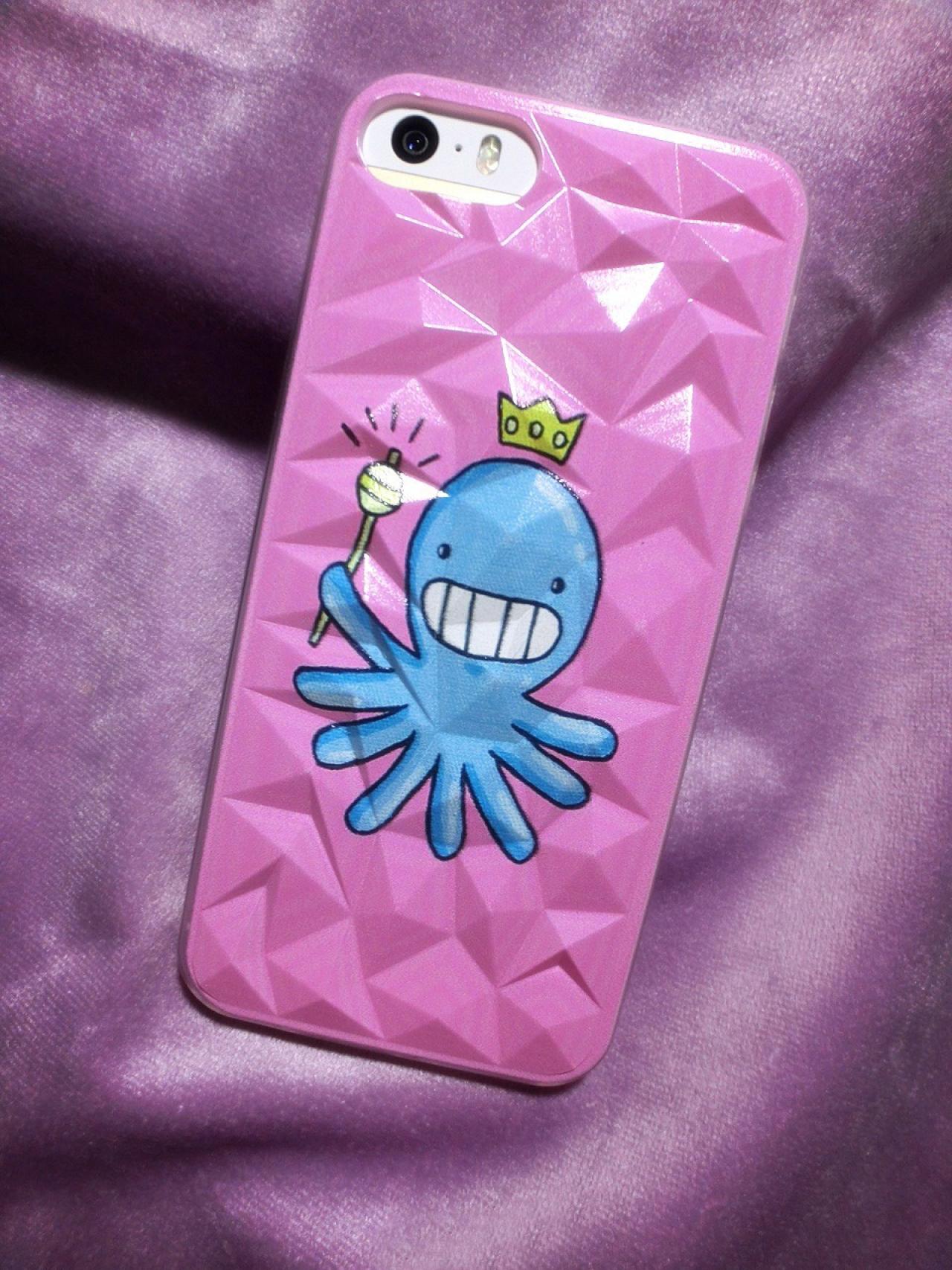 会魔法的八爪鱼国王iPhone5S手机壳