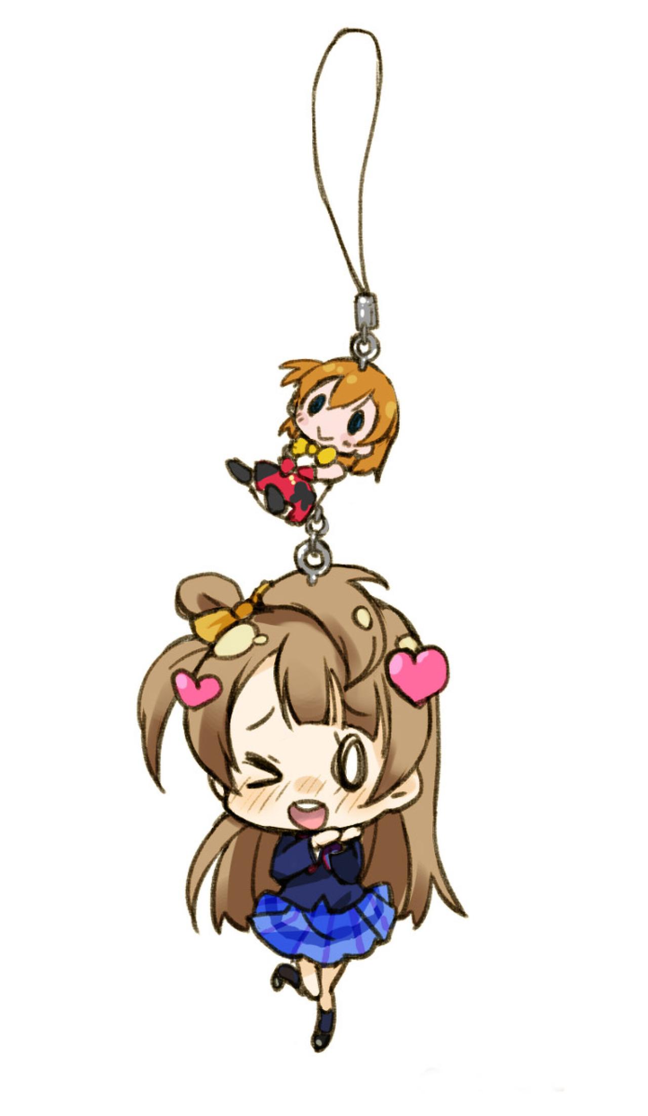 南小鸟、高坂穗乃果手机链设计图