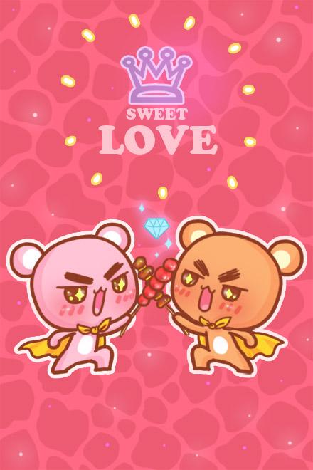 小米和小悠拿着糖葫芦“总有一天会有一个陪你吃遍天下的大侠出现”