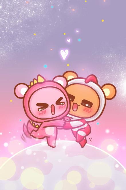 小米扮奥特曼，小悠扮小怪兽“奥特曼小怪兽” 手机壁纸