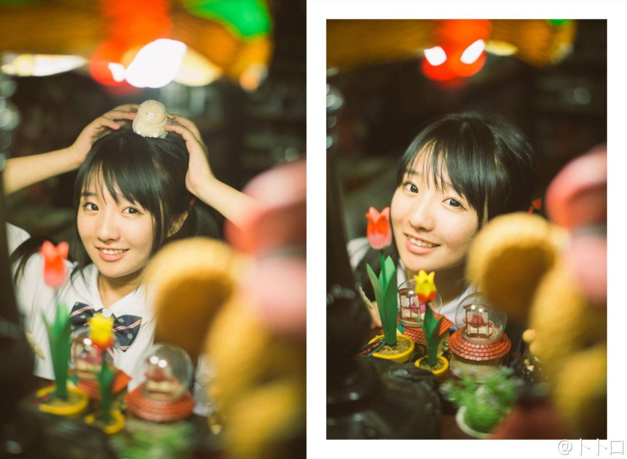 暴娇班长小陆离梳起双马尾，将小绵羊顶在头上