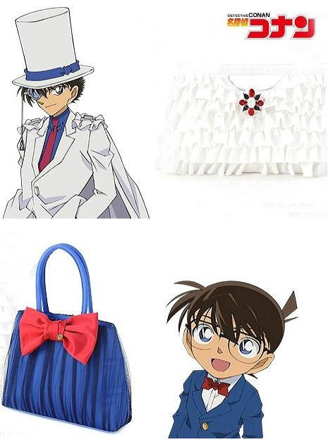 《名侦探柯南》柯南（下）及怪盗基德（上）萌系包包和角色
