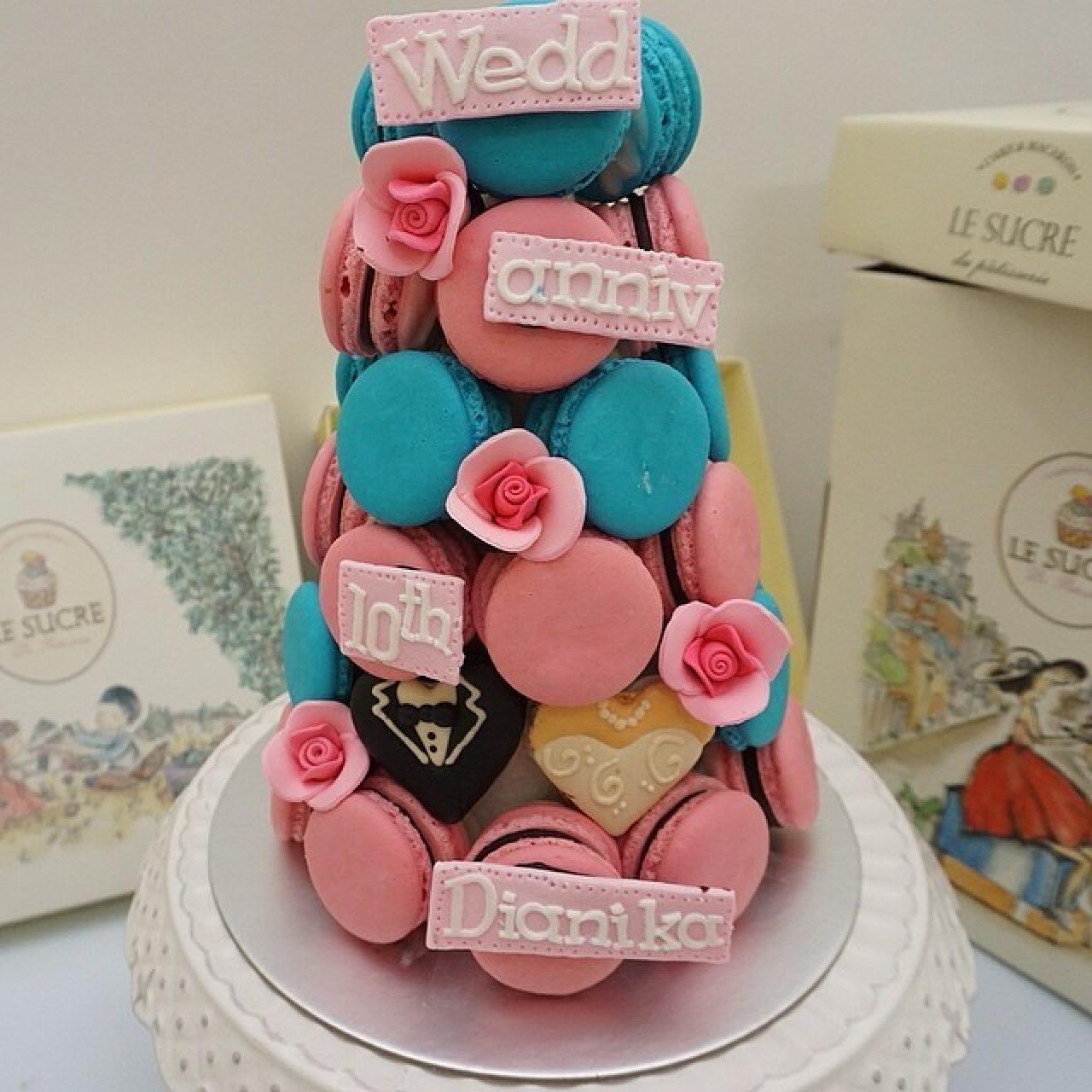 送给老婆十周年结婚纪念日的桃心，粉玫瑰组合版