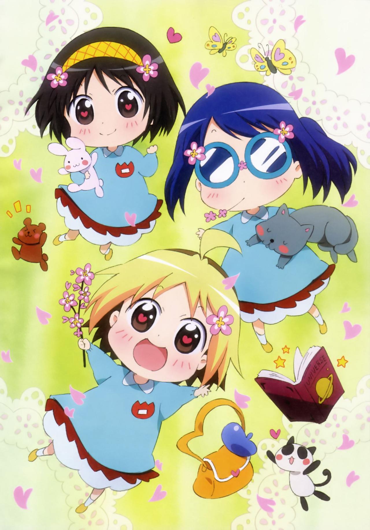 花丸幼稚园 杏、柊和小梅 三人组 分辨率 1500x2149像素