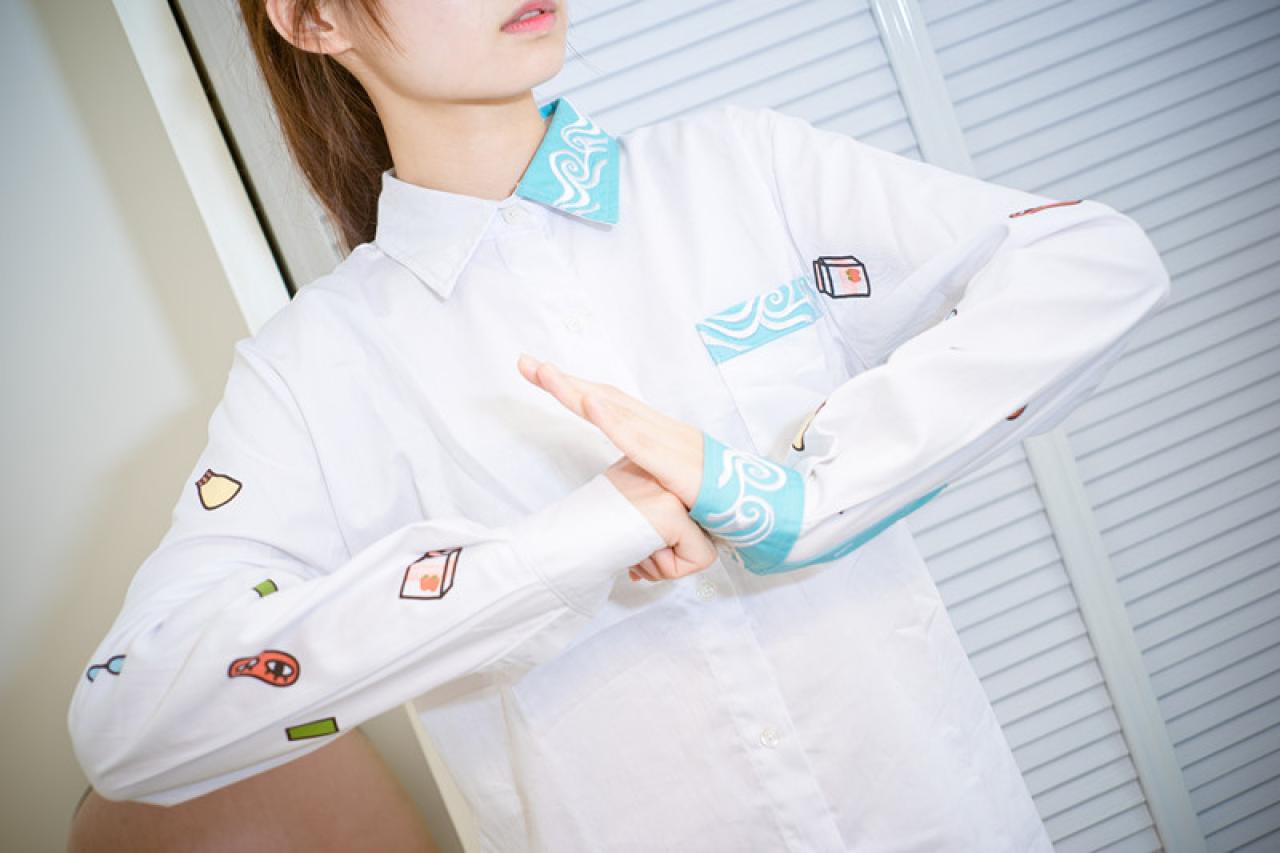 衬衫柚子上的小图案