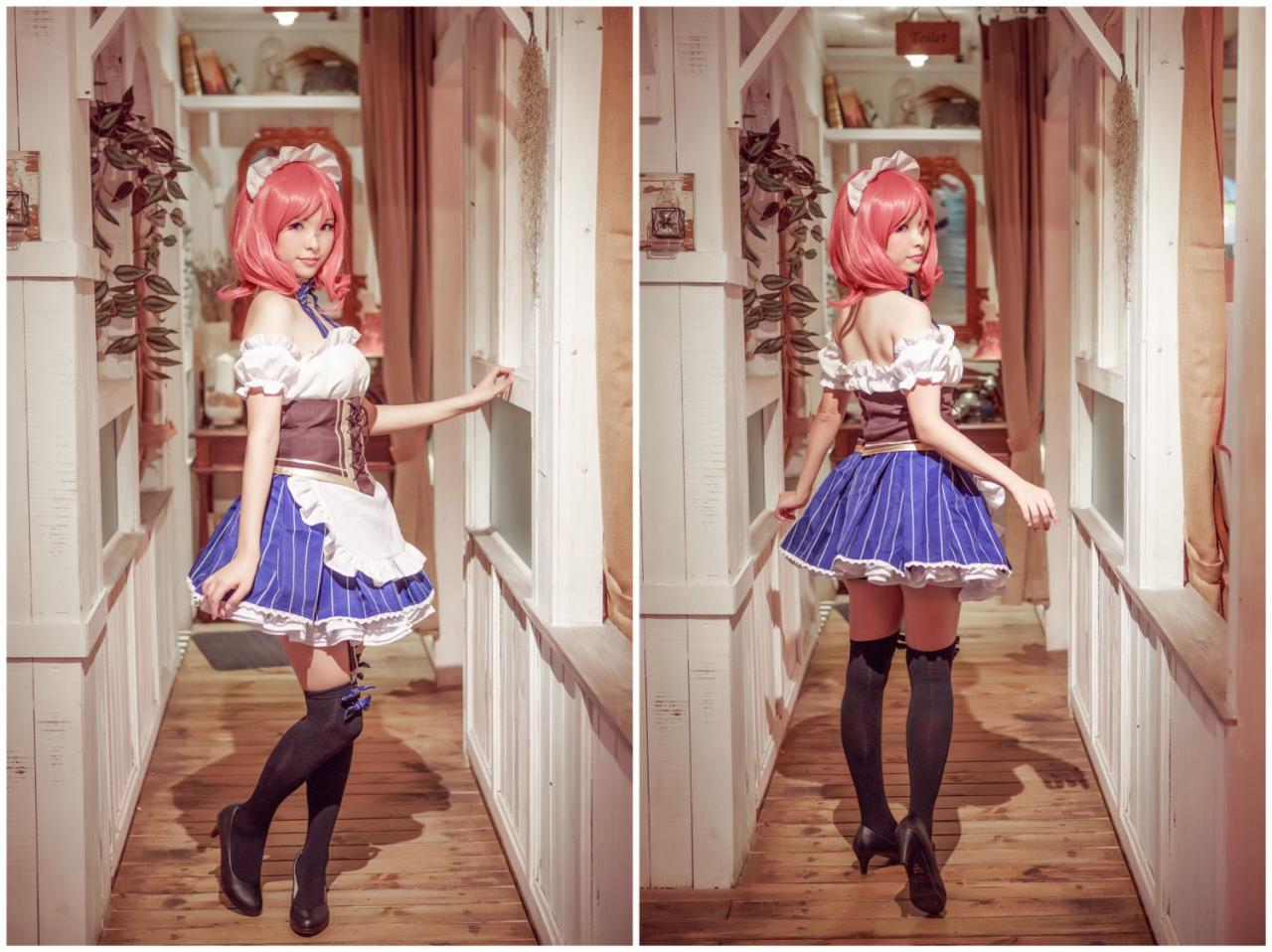 icey扮演西木野真姬在走廊里