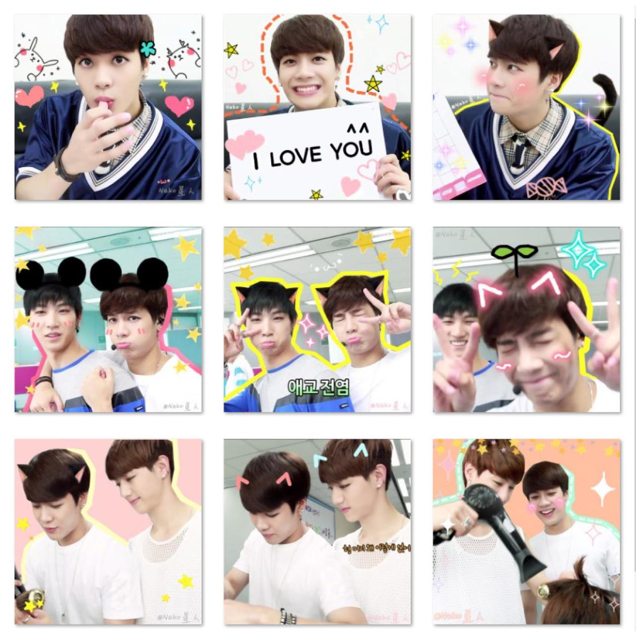 GOT7组合王嘉尔卖萌头像 预览图