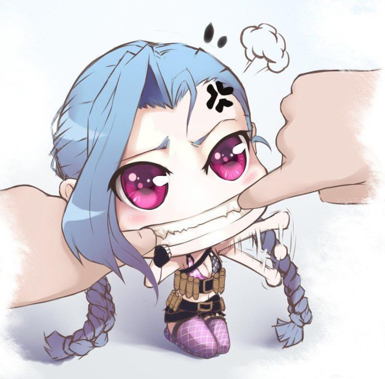 金克斯 Jinx摇晃手臂抗议捏脸头像