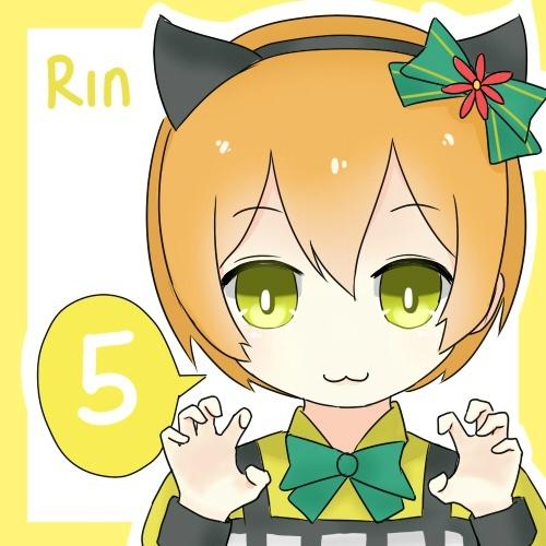 星空凛（Hoshizora Rin）凛喵嘟嘴伸爪萌头像