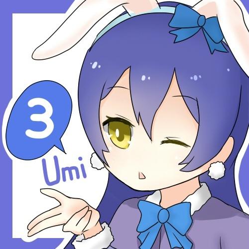 园田海未（Sonoda Umi）眨眼萌头像