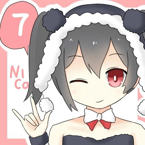 矢泽日香（Yazawa Niko）也称矢泽妮可眨眼作ILOVEYOU手势萌头像