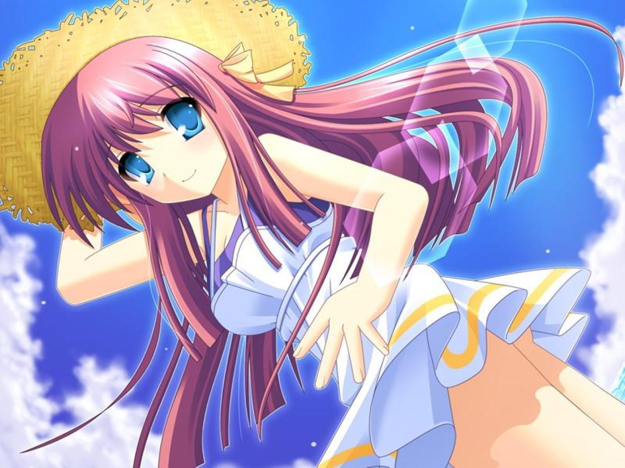 姫ノ宫深晴穿着连衣裙