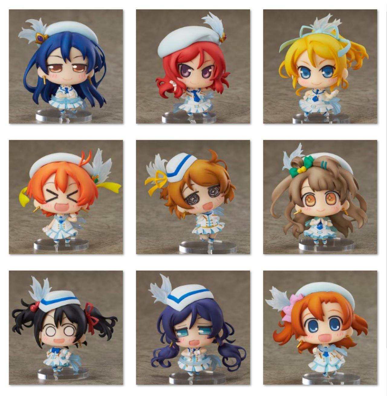 LoveLive!蓝白打歌服大头萌手办 预览图