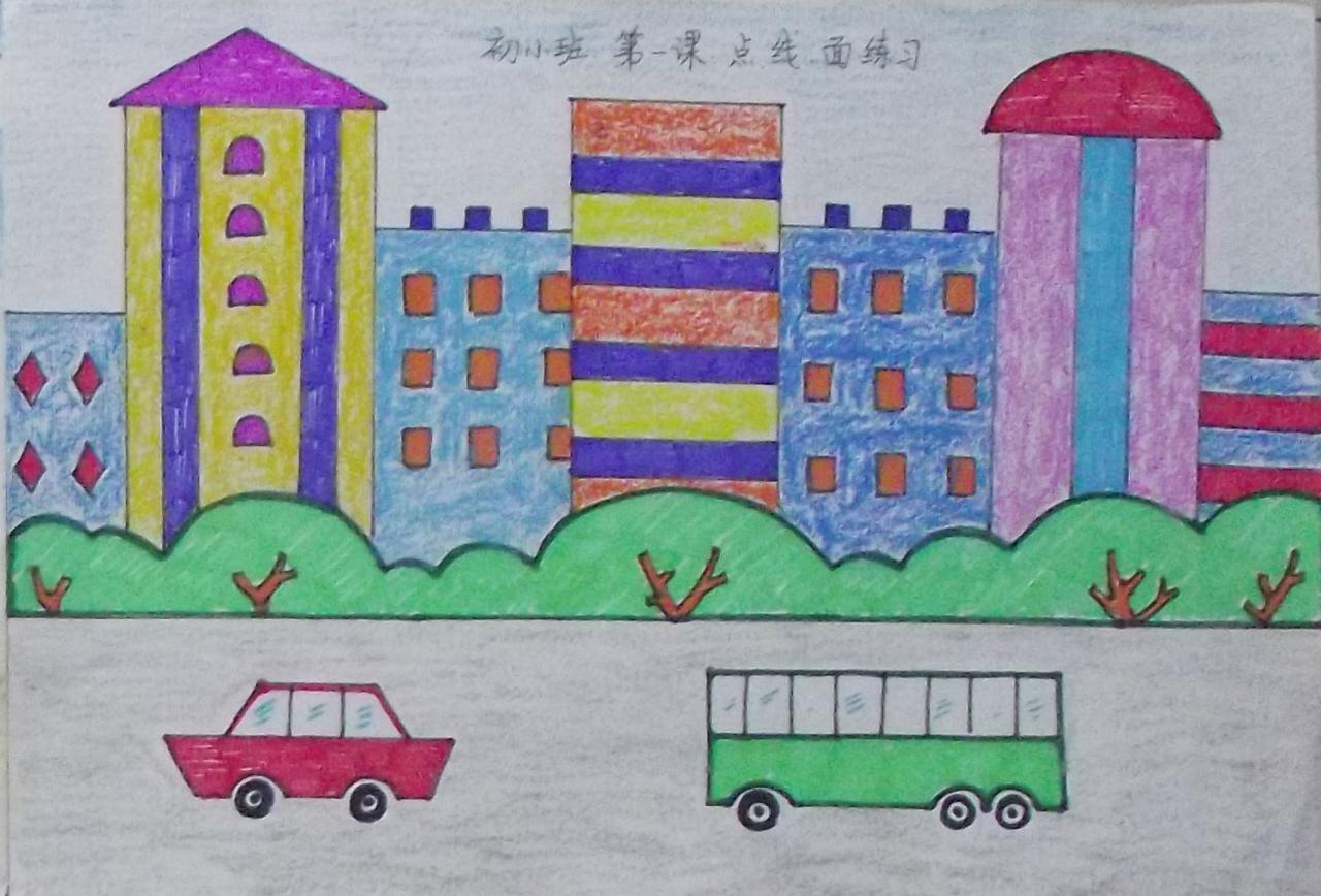 初小班第一课 点线面练习