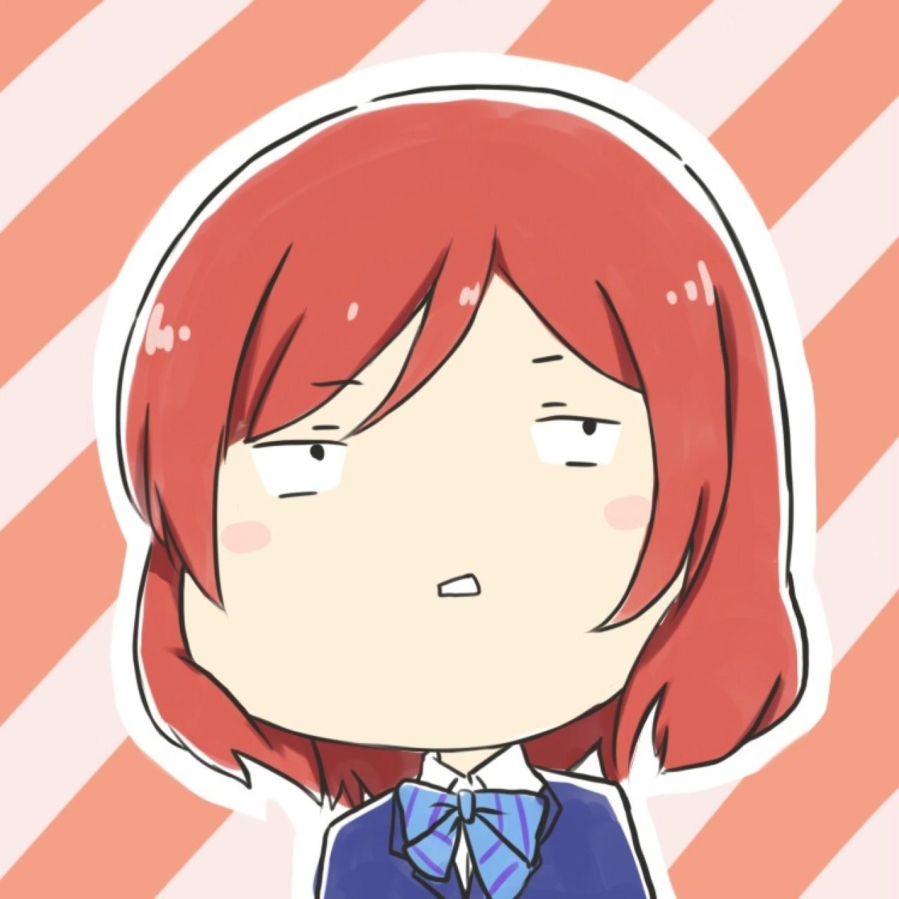 西木野真姬翻白眼呆萌头像