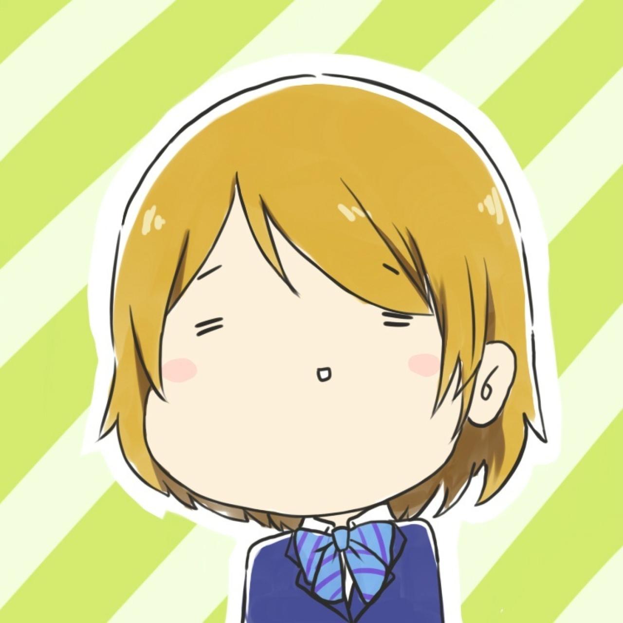 小泉花阳陶醉神情呆萌头像