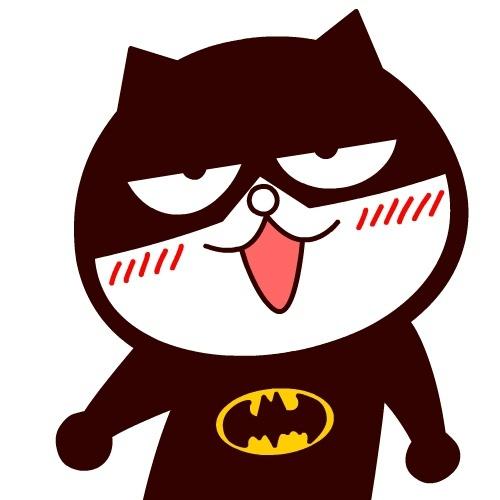 嗷大喵扮演蝙蝠侠（Batman）头像