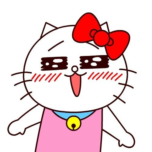 嗷大喵扮演Hello Kitty头像