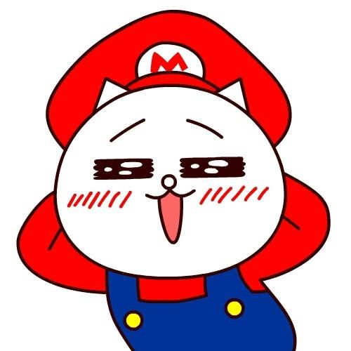 嗷大喵扮演马里奥大叔头像