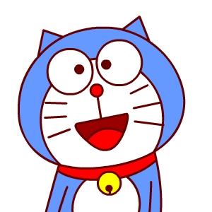 嗷大喵扮演哆啦A梦（机器猫）头像
