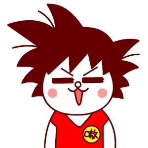 嗷大喵扮演孙悟空（《七龙珠》主角）头像