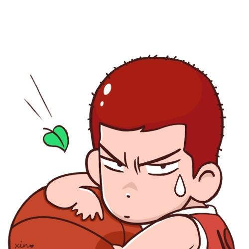 樱花木道抱着篮球头像