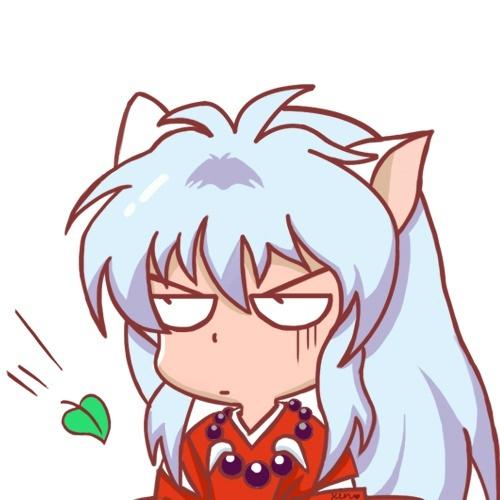 犬夜叉斜眼看树叶头像